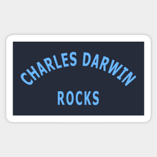 Charles Darwin Rocks Sticker